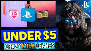 12 AMAZING PSN Game Deals UNDER $5 NOW! SUPER CHEAP PS4/PS5 Games! (Critics Choice + Under 15 Sales)