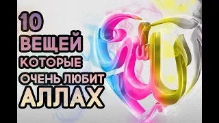 10 вещей, которые ОЧЕНЬ ЛЮБИТ Аллах