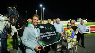 Mufasa Metro wins the 2024 Bruce Skeggs Memorial Cranbourne Trotters Cup