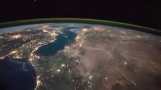 ISS Timelapse - European overflight by night (30 Marzo 2015)