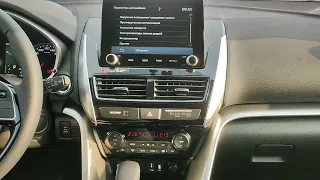 Eclipse Cross  -  настройки камеры и автообогрева + видео USB