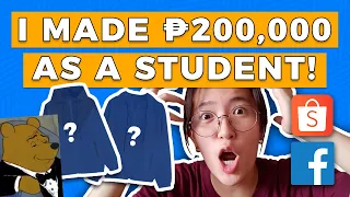 I MADE 200,000 IN 3 MONTHS AS A STUDENT! the story + what I learned | Buy and Sell, Facebook, Shopee