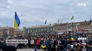 Ситуація в Запорізькій області: люди виходять на вулиці й вимагають від окупантів забиратися геть