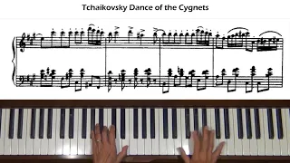 Tchaikovsky Dance of the Cygnets (arr. Kashkin) Piano Tutorial v.2