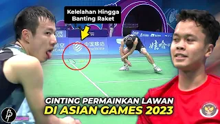 Kelelahan Hebat Hingga Lempar Raket.! Tipuan Ginting Permainkan Taipei di Asian Games 2023