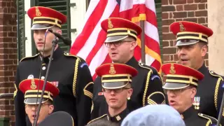 U.S. Army Chorus Sings "The Star Spangled Banner"