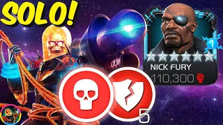 CGR OBLITERATES Gauntlet Nick Fury! Solo! Heal Block! - Marvel Contest of Champions