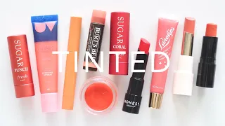 Tinted Lip Balms | Fresh Peach, Coral and Orange Sheer Shades