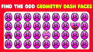 Find the ODD One Out - Geometry Dash Faces & Custom & MSM & HUGGY WUGGY