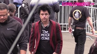 Green Day Hangs Out Backstage Before Soundcheck At Jimmy Kimmel Live! 11.21.16