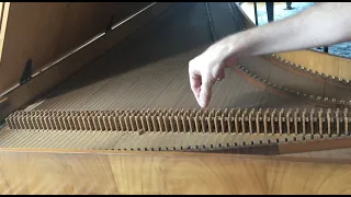 How a harpsichord works - a look at the plucking mechanism