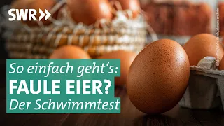Ist das Ei wirklich noch frisch? So geht der Test! | Marktcheck SWR