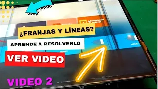 👉 ¿Con rayas y lineas de colores? soldar chip cof [ sin máquina de Unión ACF 😱 ] VIDEO 1  👉❤️