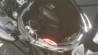 Honda nc750x Thunderbox and Auxiliary accessories wired