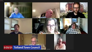 Tolland Town Council May 25, 2021