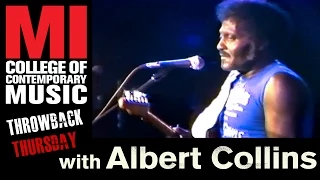 Albert Collins Throwback Thursday From the MI Vault 5/08/1987