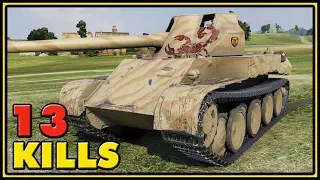 Rheinmetall Skorpion G - 13 Kills - 1 vs 5 - World of Tanks Gameplay