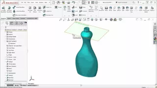 SOLIDWORKS Quick Tip - Measuring the Internal Volume of a Bottle