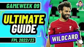 FPL GW9 | WILDCARD ULTIMATE GUIDE! ⚽ | Fantasy Premier League 2022/2023!