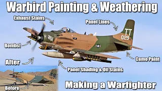 Making a Warfighter - RC Warbird Painting & Weathering