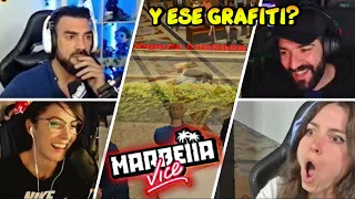 REACCION de TANIZEN, ABRIL, NEFA y OTROS al GRAFITI de NEXXUZ XDD MARBELLA VICE 2