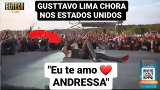 Gusttavo Lima chora e se DECLARA pra ANDRESSA SUITA na Gravação do DVD nos ESTADOS UNIDOS (In Boston