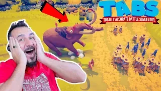 MAMUTLA ORDU YOK ETMEK! |TOTALLY ACCURATE BATTLE SIMULATOR TÜRKÇE