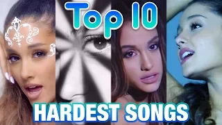 Top 10 Hardest Ariana Grande Songs to Sing!