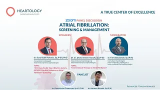 Zoom Panel Discussion "Atrial Fibrillation : Screening & Management"