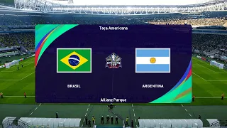 eFootball PES 2021 I Argentina  Vs  Brasil  Final Copa America  I Gameplay 4K