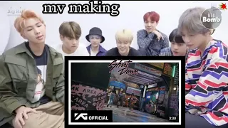 BTS Reaction to Blackpink 'Shutdown ' Making film (Fanmade)