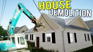 DOING DEMOLITION TO FLIP OUR NEW YOUTUBER HOUSE! - House Flipper Beta Gameplay