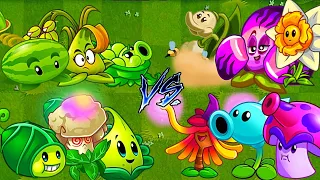 Random 4 Team Plants Battles - Who Will Win? - PvZ2 Team Plants vs Team Plants