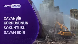 Bakıda 62 il əvvəl istisimara verilmiş körpünün söküntüsü davam etdirilir