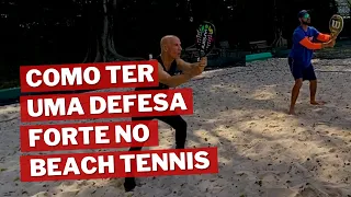 DEFESA FORTE NO BEACH TENNIS: COMO SEGURAR UMA PANCADA DE SAQUE OU SMASH? | SUZANA SILVA TÊNIS