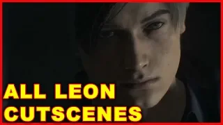Resident Evil 2: All Leon Cutscenes & Endings (Scenario A & B) 2019 Remake