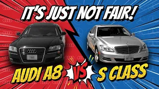 It's just not fair: Mercedes S class vs Audi A8