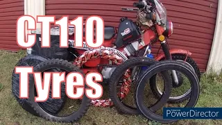 Honda CT 110 Postie Bike Tyres - City, All Terrain, Off Road