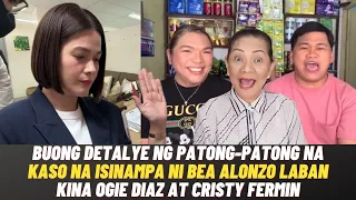 FULL STORY ng PATONG-PATONG na KASO na ISINAMPA ni Bea Alonzo laban kina Ogie Diaz at Cristy Fermin!