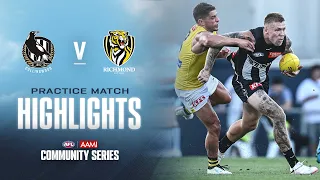 Collingwood v Richmond Highlights | 2024 AAMI Community Series | AFL