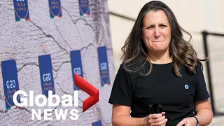 G20 summit: Canada to donate 200M doses of COVID-19 vaccine by end of 2022, Freeland says | FULL