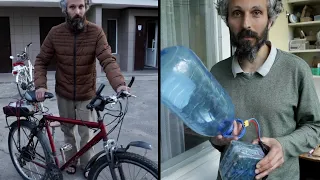 Ingenious Engineer Makes DIY Electric Bikes in Ukraine