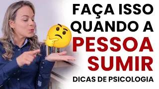 Quando ELE SUMIR, Faça Isso!  Quando ELA SUMIR, Faça Isso! Quando ELE SUMIR, o que fazer?