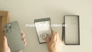 Aesthetic iPhone 13 Pro Unboxing (ASMR)