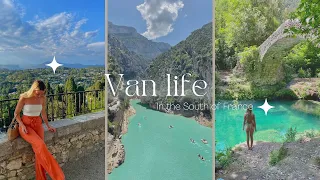 VAN LIFE EUROPE | VLOG 3 | SOUTH OF FRANCE | Calanques de Cassis, Gorges du Verdon, Pont des Tuves