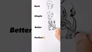 How to Draw Charmander | Pokemon perfectly?! 😳 #shorts #anime #drawing #pokemon