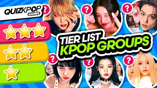 RATE 80 KPOP GROUPS (KPOP GROUP TIER LIST) ⭐️⭐️ | QUIZ KPOP GAMES 2023 | KPOP QUIZZ TRIVIA