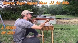 Umarex Ruger Impact Maxx .22 Cal Air Rifle 2 year review Gamo Magnum Energy Pellet Accuracy testing