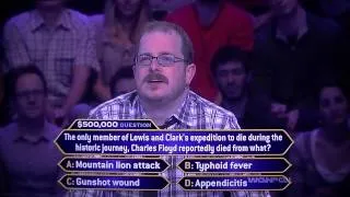 Who Wants To Be A Millionaire 2012 - $500,000