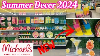 Michaels Summer Decor 2024* Arts & Crafts * Summer Poolside Fun * Flowers